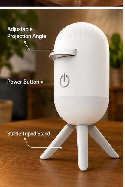 360° Rotating Galaxy Projector