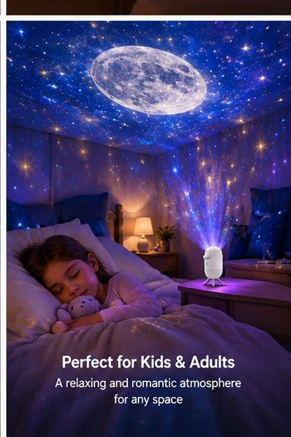 360° Rotating Galaxy Projector